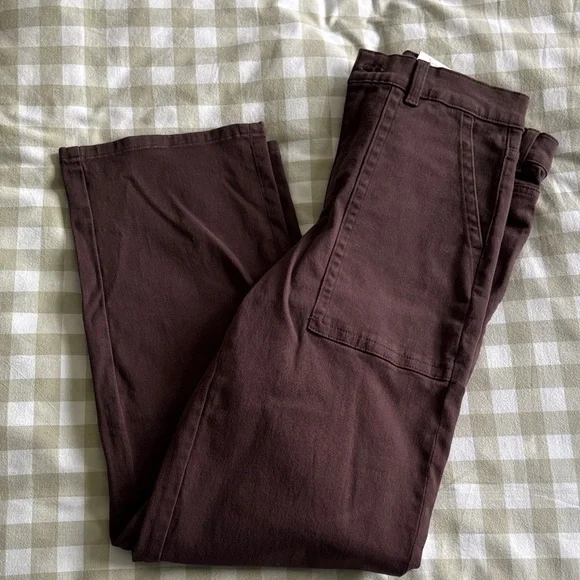 Everlane - The Utility Patch Pocket Pant - Dark Chocolate NWT - Picture 5 of 7